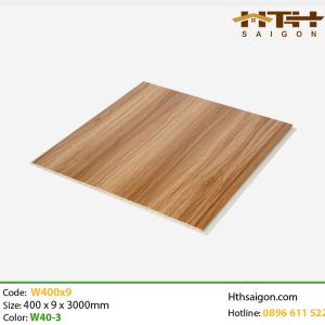 Tấm Nhựa Nano Phẳng iWood W400x9-3 - Hthsaigon.com