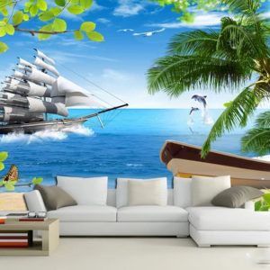 Tranh dán tường 3D Phong cảnh đẹp  BE085