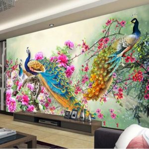 Tranh dán tường 3D Phòng khách  BE093
