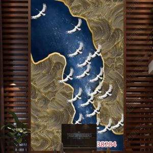 Tranh dán tường 3D Phòng khách  BE111
