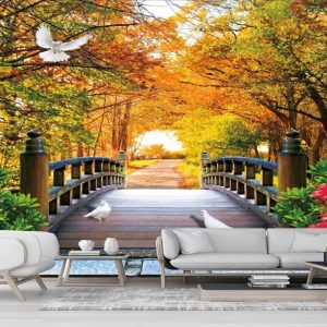 Tranh dán tường 3D Phòng khách BE125