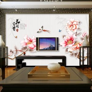 Tranh dán tường 3D Phòng khách BE126
