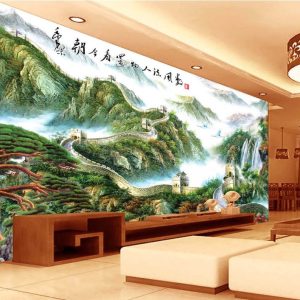 Tranh dán tường 3D Phòng khách BE158