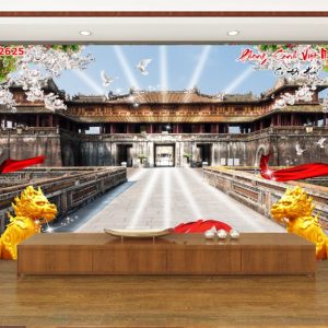 Tranh dán tường 3D Phòng ngủ BE120