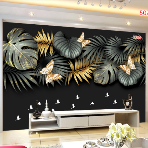Tranh dán tường 3D Phòng ngủ BE136